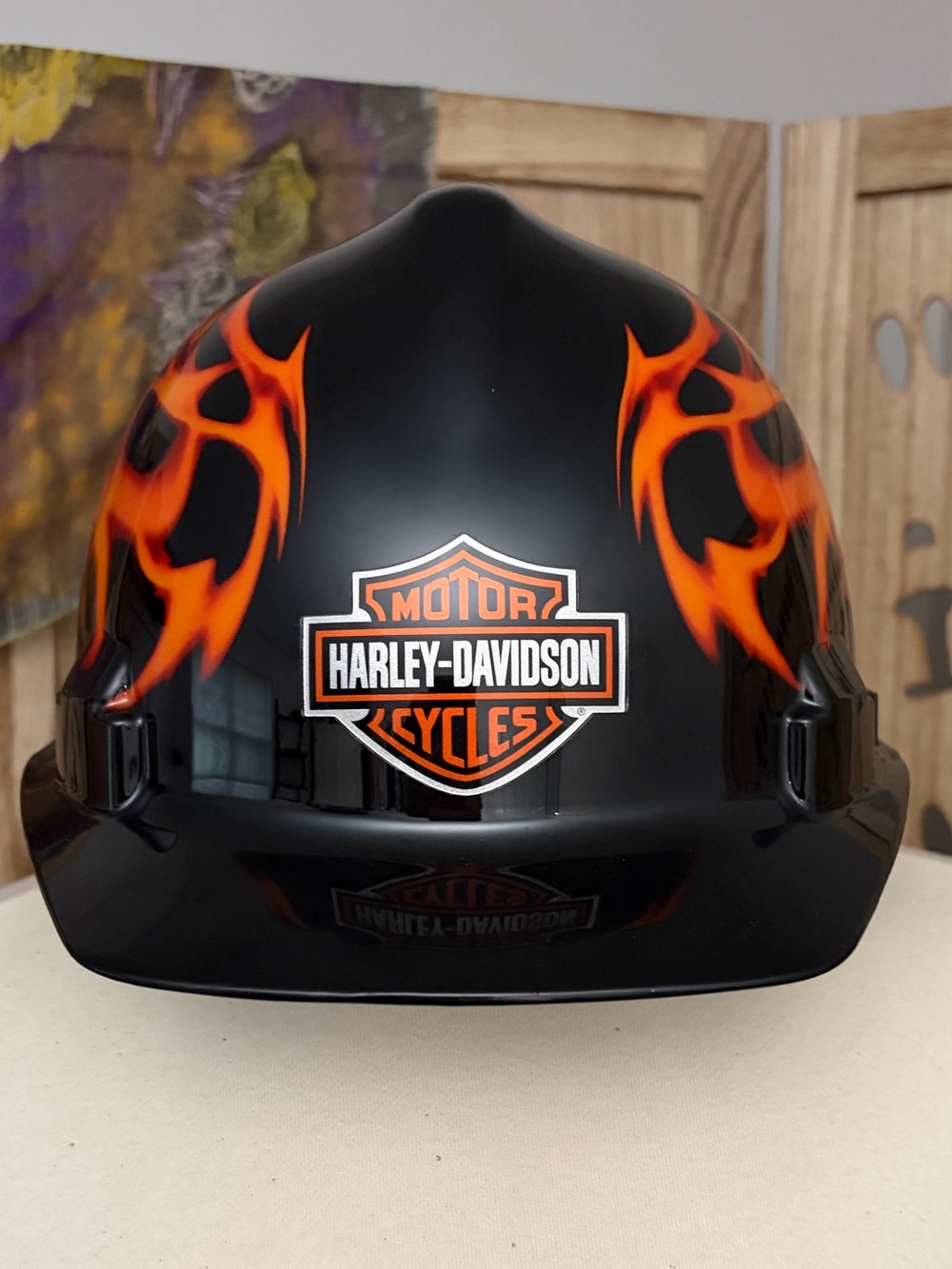 HARLEY DAVIDSON HARD-HAT - LIKE NEW - 6.5-8” (52-64 cm)